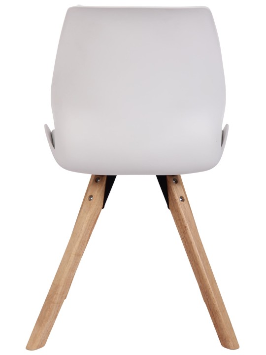 4 tuolin setti Luna muovi, valkoinen