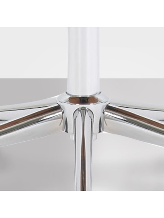 Chicagon keinonahkainen työtuoli, pähkinä/musta