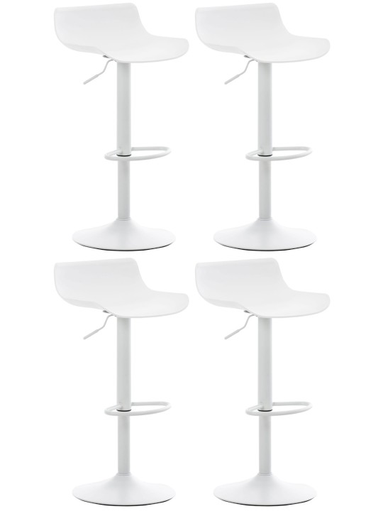 4 baarijakkaran setti Aveiro, valkoinen