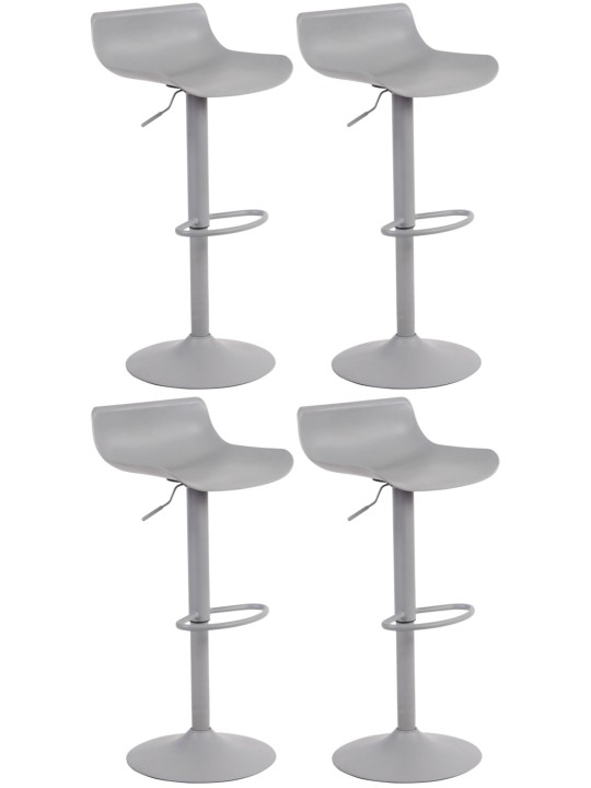 4 baarijakkaran setti Aveiro, harmaa