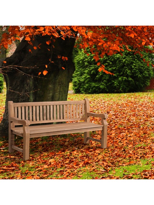 Tiikkipenkki Jackson V2 180 cm, tiikki