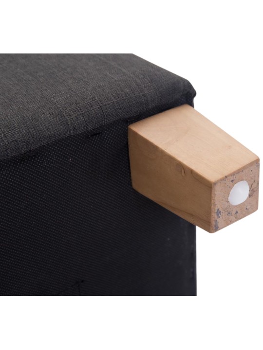 2 kpl faraon jakkarat, antiikki-kevyt, tummanharmaa