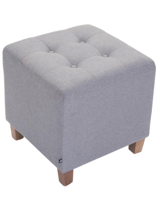 2 kpl faraon jakkarat, antiikki-kevyt, vaaleanharmaa