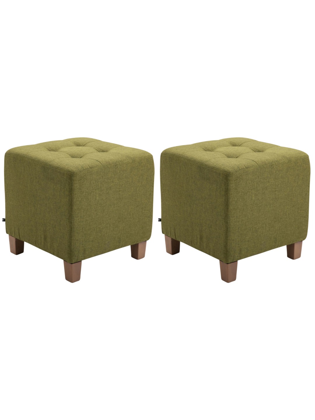 2 kpl faraon jakkarat, antiikki-kevyt, vihreä