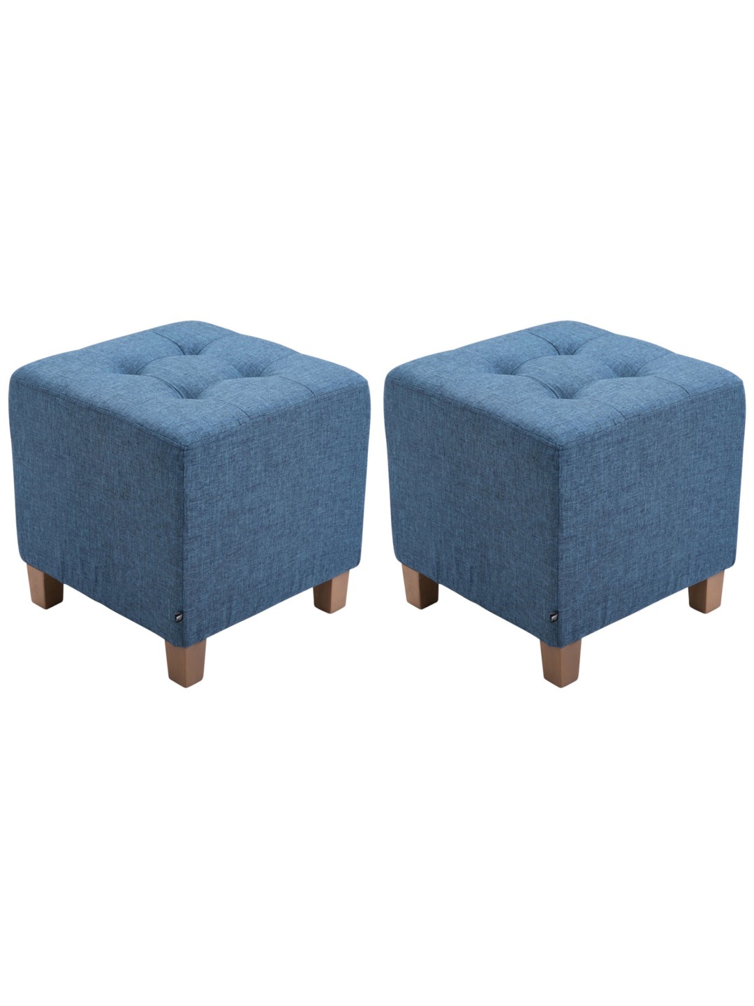 2 kpl faraon jakkarat, antiikki-kevyt, sininen