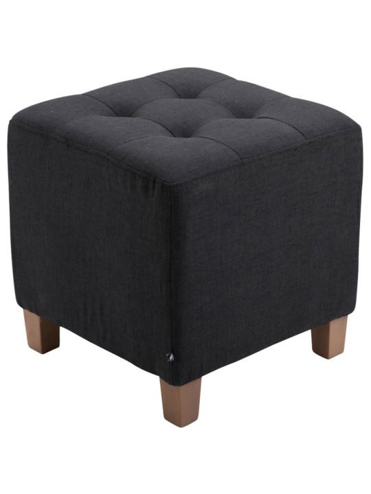 2 kpl faraon jakkarat, antiikki-kevyt, musta