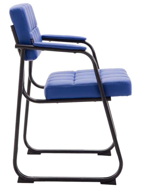 2 vierailijatuolin setti Canada B keinonahka, sininen