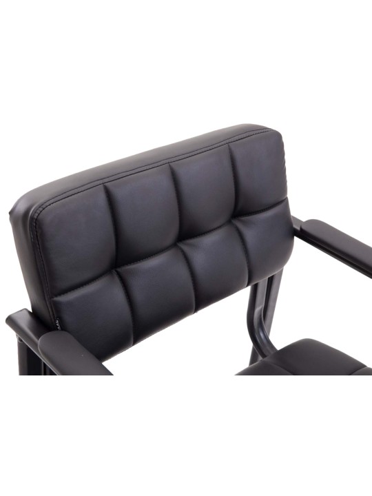 2 vierailijatuolin setti Canada B keinonahka, musta 2 vierailijatuolin setti Canada B keinonahka, musta