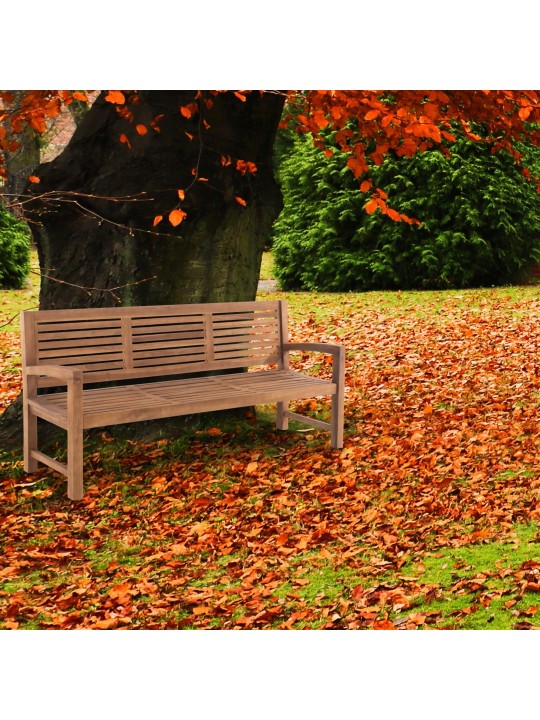 Tiikkipenkki Halden 200 cm, tiikki