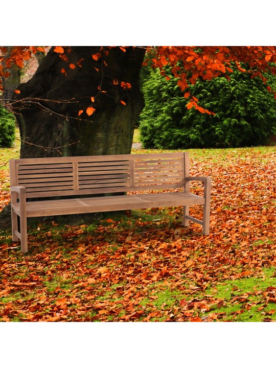 Tiikkipenkki Halden 220 cm, tiikki