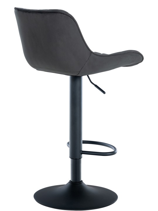 2 baarituolia Minosa velvet, musta 2 baarituolia Minosa velvet, musta