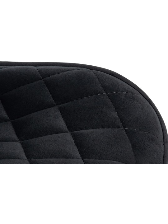 2 baarituolia Minosa velvet, musta 2 baarituolia Minosa velvet, musta