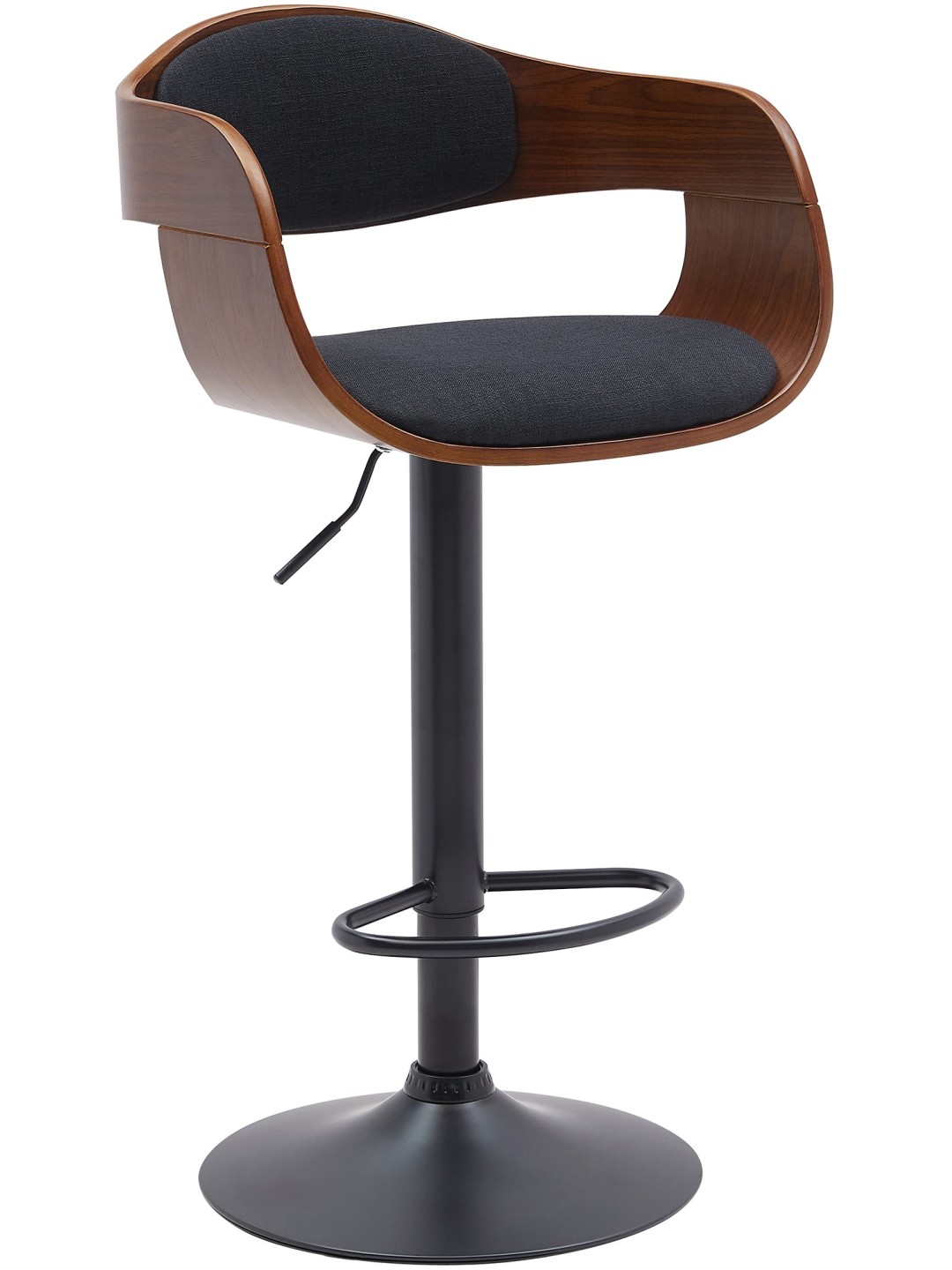 Baarijakkara Kingston B -kangas, pähkinä/musta