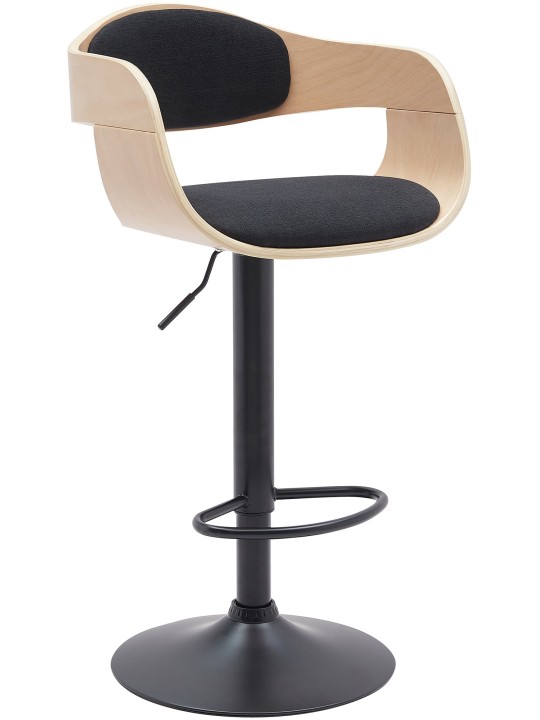 Baarijakkara Kingston B -kangas, luonnonvärinen/musta