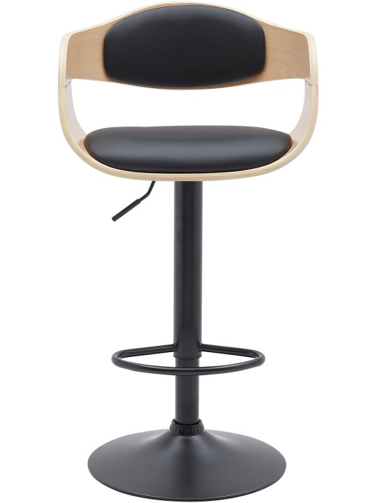 Baarijakkara Kingston B keinonahka, luonnonvärinen/musta