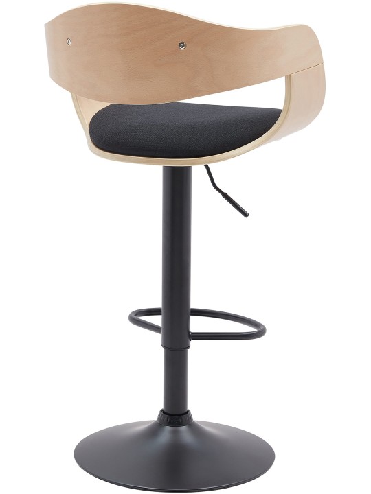 Baarijakkara Kingston B -kangas, luonnonvärinen/musta