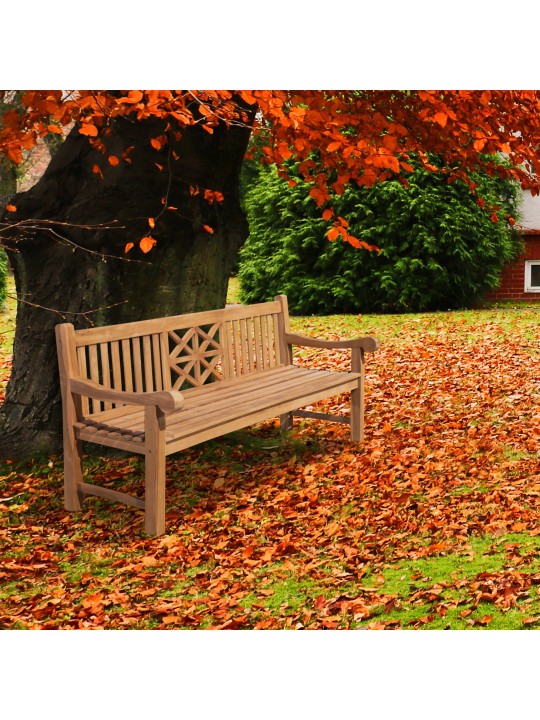 Tiikkipenkki Florida 220 cm, tiikki