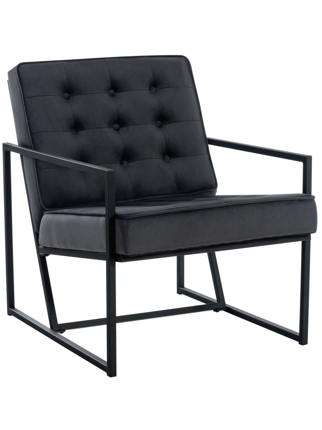 Lounger Avon samettia, harmaa