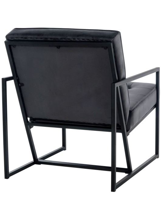 Lounger Avon samettia, harmaa