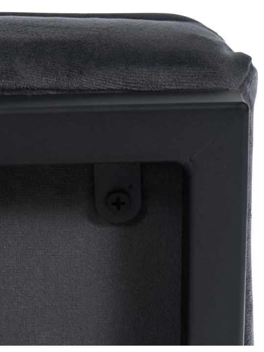 Lounger Avon samettia, harmaa