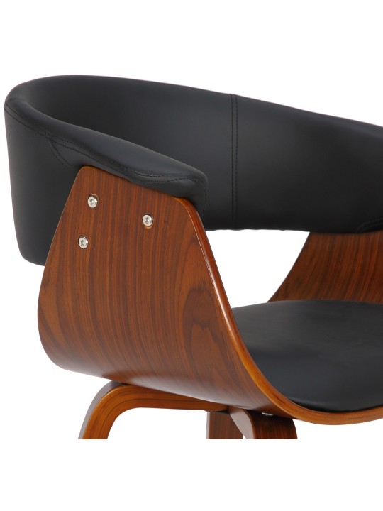 Bruce-tuoli pähkinäkeinonahkaa, musta