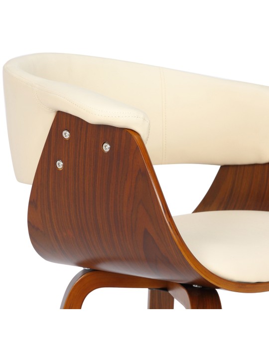 Bruce-tuoli pähkinäkeinonahkaa, kermanvärinen