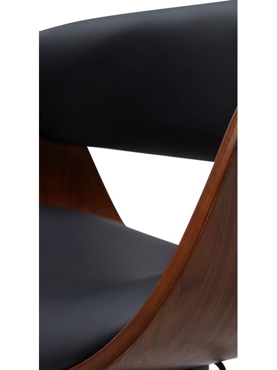 Baarijakkara Portmore keinonahka, pähkinä/musta