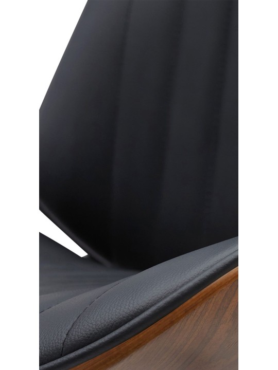 Baarijakkara Nova keinonahka, pähkinä/musta