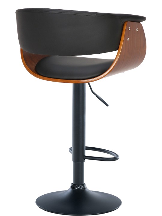 Baarijakkara Vestal keinonahka, pähkinä/musta