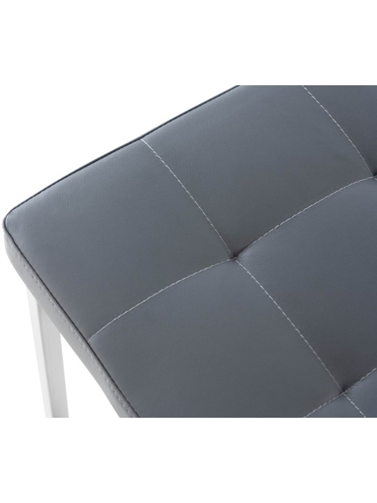 2 jakkaran setti Barci, harmaa