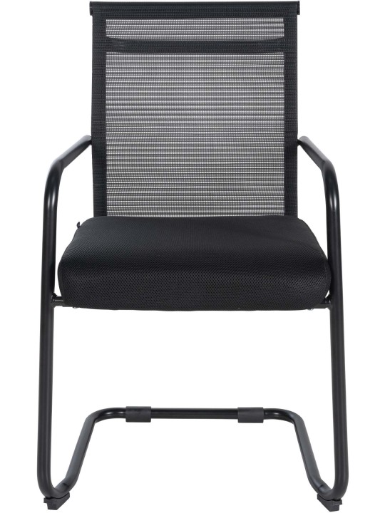 Denny vierailijatuoli, musta