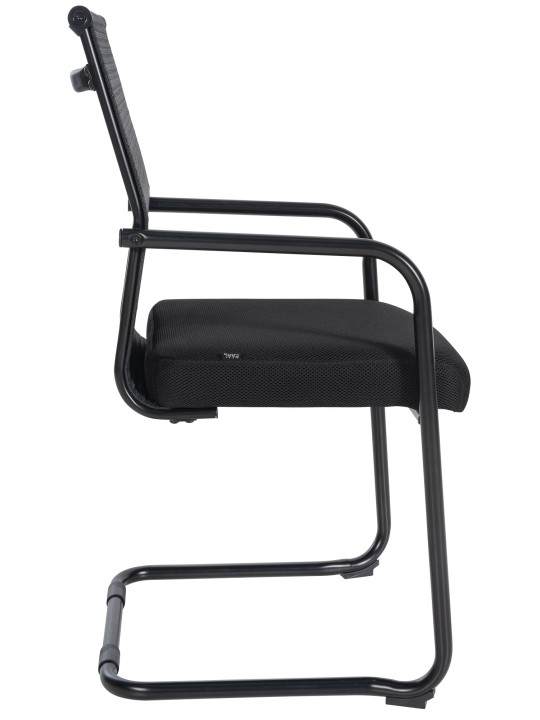 Denny vierailijatuoli, musta