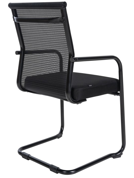 Denny vierailijatuoli, musta