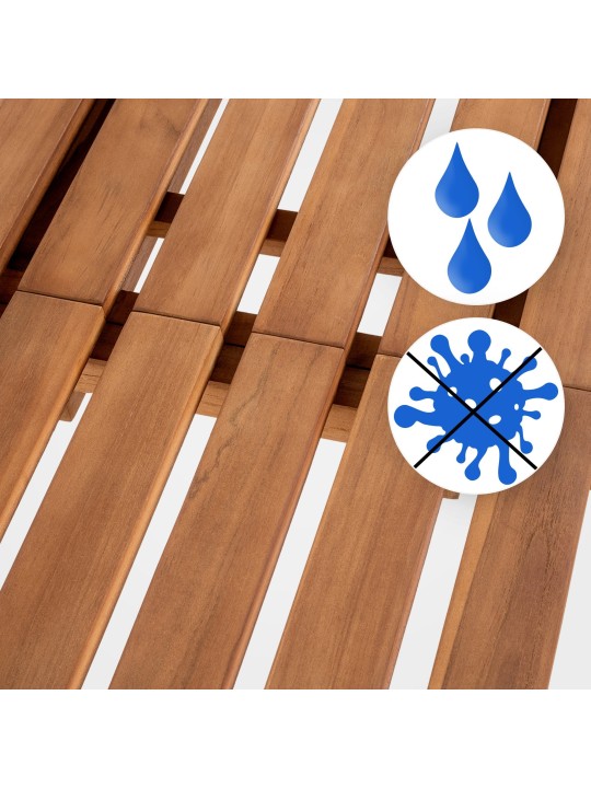 Tiikkipenkki Orlando 150 cm, tiikki