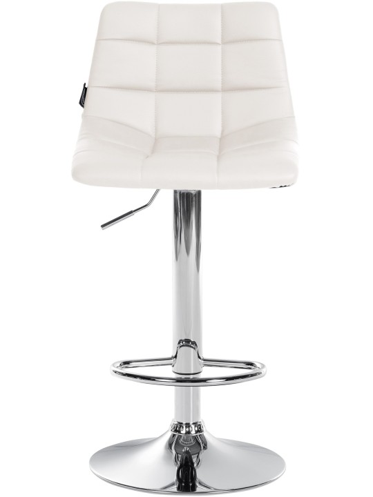 Baarijakkara Jerry keinonahka kromi, valkoinen