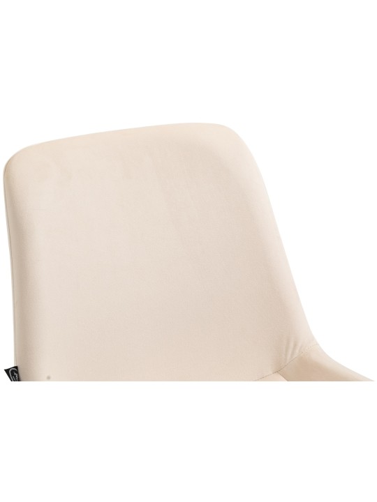 Sarja 2 ruokapöydän tuolia Victoria velvet, kermanvärinen