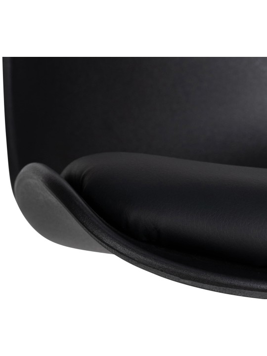 Baarijakkara Almada keinonahkaa, musta