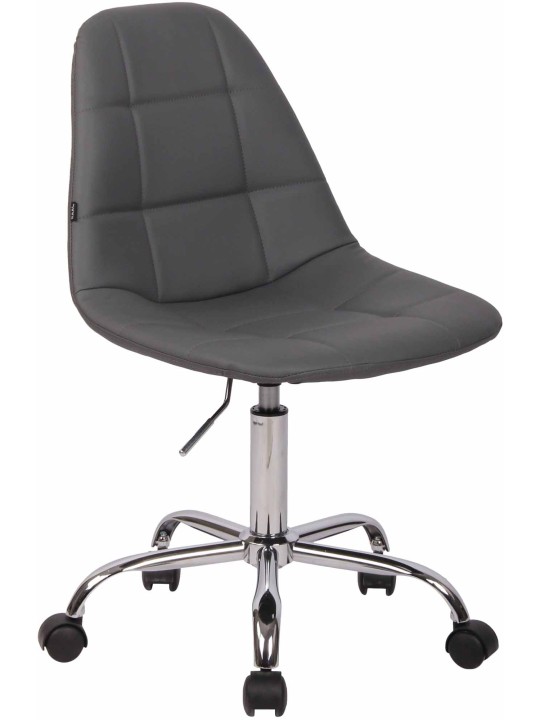 Työtuoli Reims keinonahkaa, harmaa