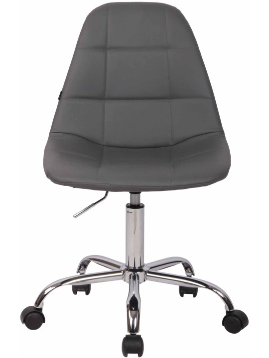 Työtuoli Reims keinonahkaa, harmaa