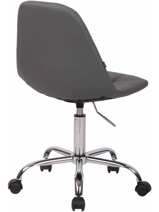Työtuoli Reims keinonahkaa, harmaa