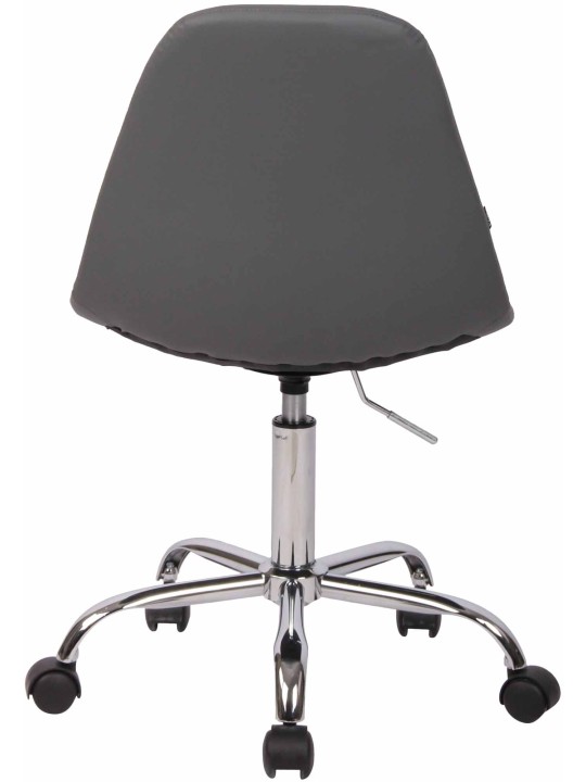 Työtuoli Reims keinonahkaa, harmaa