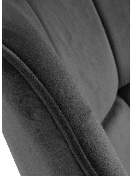 Westport samettituoli, tummanharmaa Westport samettituoli, tummanharmaa