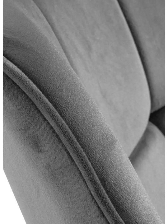 Westport samettituoli, harmaa