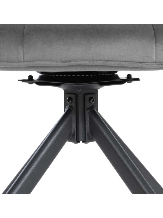 Westport samettituoli, harmaa