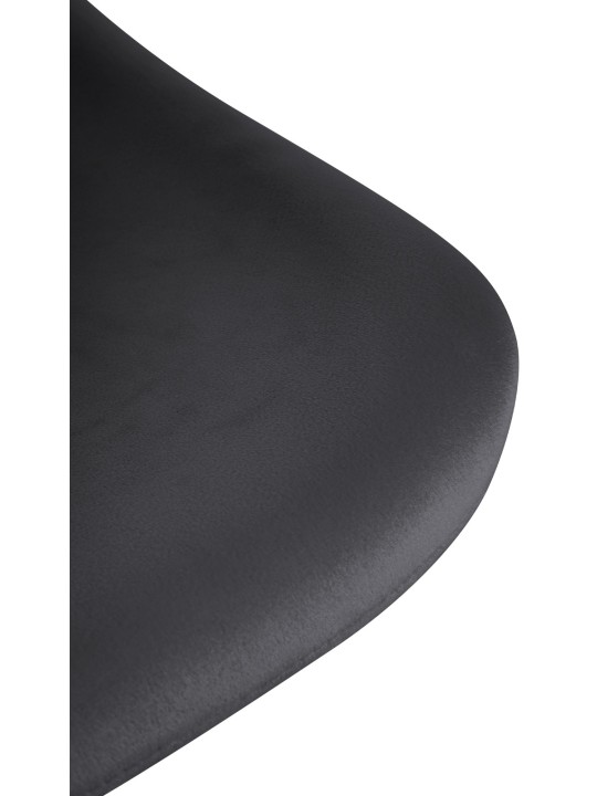 2 baarituolia loft velvet, musta