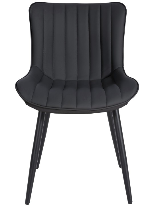 Largo keinonahkainen tuoli, musta