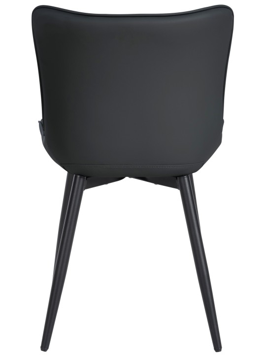 Largo keinonahkainen tuoli, musta
