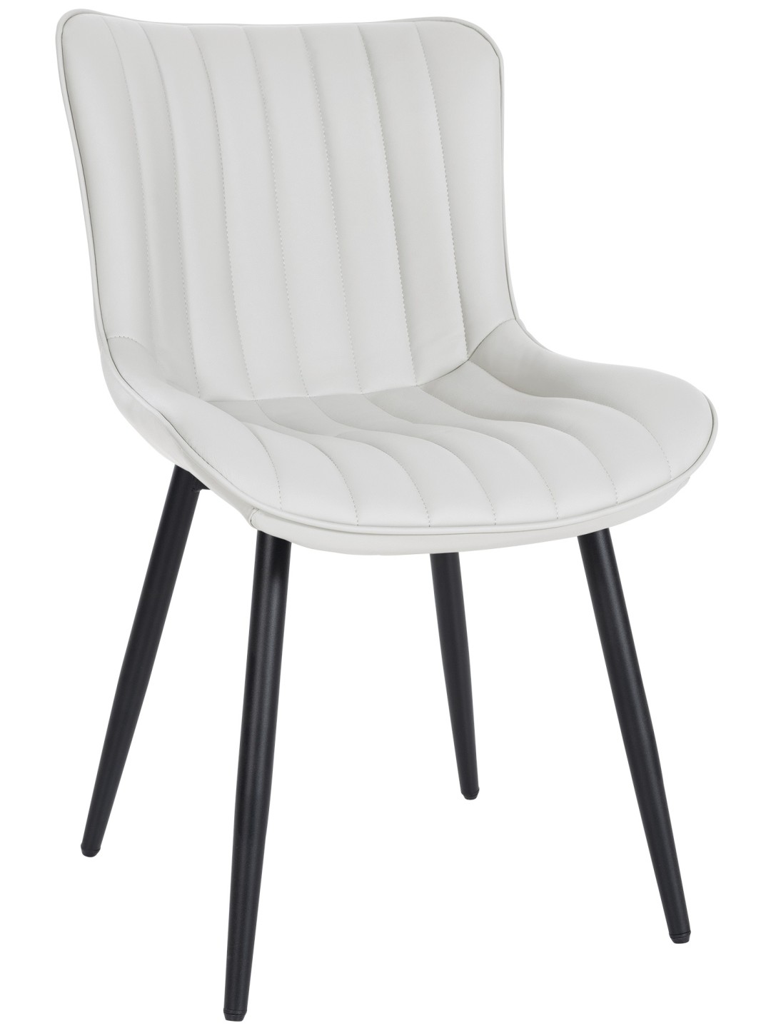 Largo keinonahkainen tuoli, valkoinen