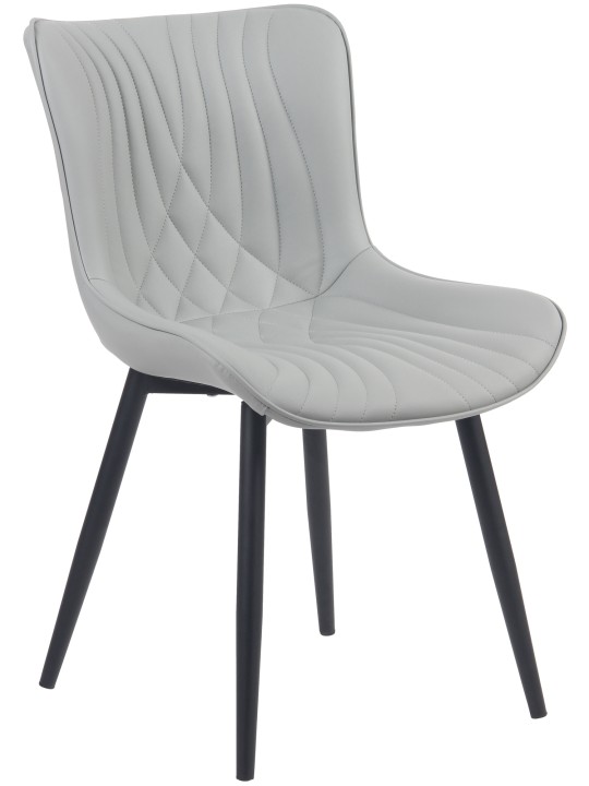 Brady keinonahkainen tuoli, harmaa Brady keinonahkainen tuoli, harmaa