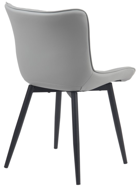 Brady keinonahkainen tuoli, harmaa Brady keinonahkainen tuoli, harmaa